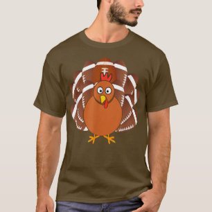 Camiseta Ação de Graças à Ação de Graças Feliz de Futebol d