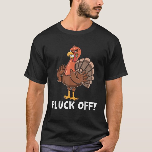 Camiseta Ação de Graças à Turquia Desviando a Turquia (Frente)
