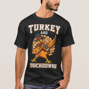 Camiseta Ação De Graças À Turquia E Aos Touchdowns De Futeb