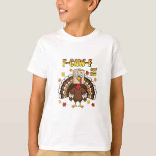 Camiseta Ação de Graças à Turquia, Gritando F-Caw-F