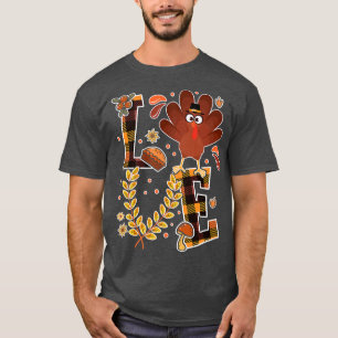 Camiseta Ação de Graças Amor Queda de outono Feliz Holi