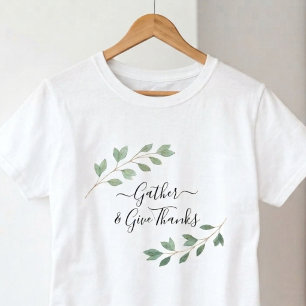 Camiseta Ação de Graças com Estilo 