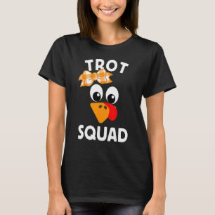 Camiseta Ação de Graças Correndo o Trot Squad na Turquia