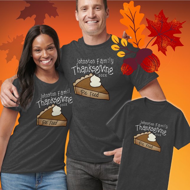 Camiseta Ação de Graças da Família Correspondente (Matching family Thanksgiving shirts are perfect reunion souven)
