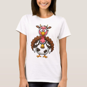 Camiseta Ação de Graças da Moo da Turquia