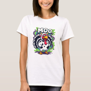 Camiseta Ação de Graças da Moo Turca - Bonita Turquia Mo