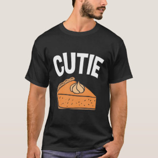 Camiseta Ação De Graças Da Pie Pumpkin Da Cutie Pumpkin