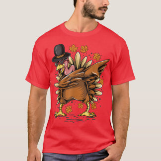 Camiseta Ação de Graças Dabbing Dab Dance Turquia