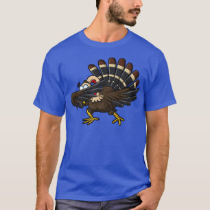 Camiseta Ação de Graças Dabbing Turkey Dab Humor Dance