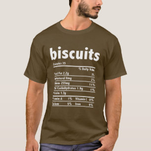 Camiseta Ação de Graças de Xmas Fatos Nutricionais Fatos