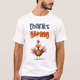 Camiseta Ação de Graças do Goofy Turkey ع ي د ا ل ش ك ر