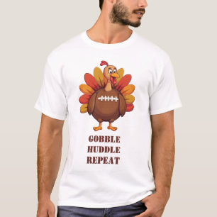 Camiseta Ação de Graças do Peru de Futebol Engraçado
