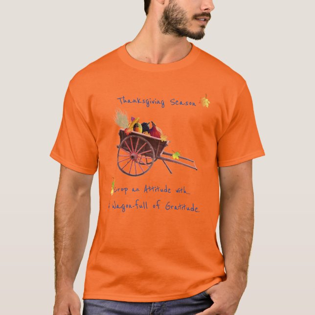 Camiseta Ação de Graças Gratidão ao Laranja Atlético (Frente)