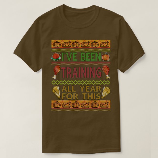 Camiseta Ação de Graças para Homens Design (Frente do Design)
