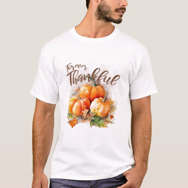 Camiseta Ação de Graças para sempre (Frente)