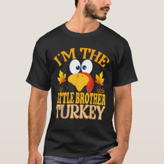 Camiseta Ação de Graças Sou o Pequeno Irmão da Turquia