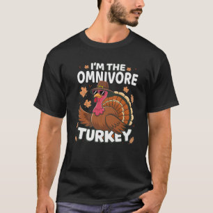 Camiseta Ação de Graças Sou o Prêmio da Família Omnivore Tu