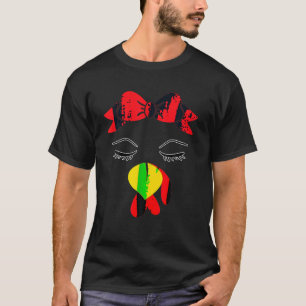 Camiseta Ação de Graças Turquia Face Leopardo Imprime Óculo