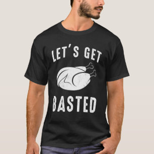 Camiseta Ação de Graças Turquia Vamos De Refeições É Desped
