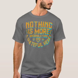Camiseta Ação De Graças Um Coração Grata É Honorável