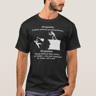 Camiseta Acapella, Acapulco (escuro)