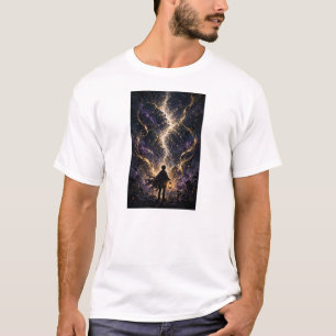 Camiseta Acariciador de Lampiões Sob o Céu Partido — T-Shir