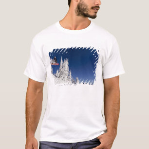 Camiseta Acção de snowboarding no Whitefish Mountain Resort