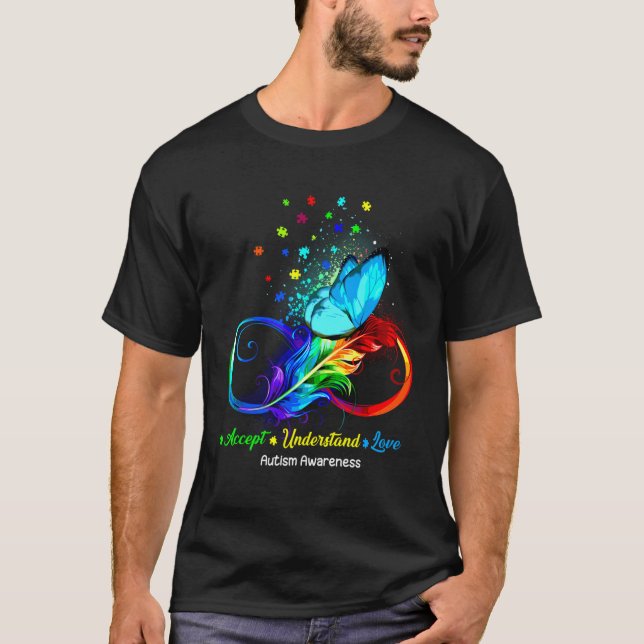 Camiseta Accept Understand Love Autism Awareness         (Frente)