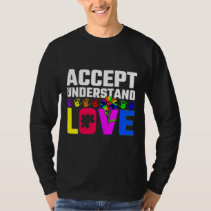Camiseta Accept Understand Love Autism Awareness Child
