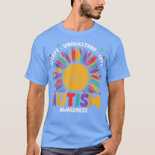 Camiseta Accept Understand Love Autism Awareness Puzzle Aut