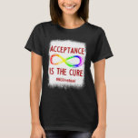 Camiseta Acceptance Is The Cure Autism Awareness Long Sleev<br><div class="desc">Acceptance Is The Cure Autism Awareness Long Sleeve</div>