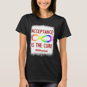 Camiseta Acceptance Is The Cure Autism Awareness Long Sleev