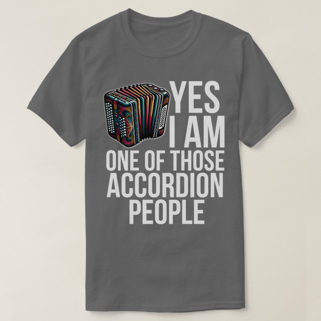 Camiseta Accordion Player (Frente do Design)
