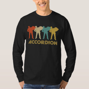 Camiseta Accordion Retro Pop do Accordion Gráfico 1