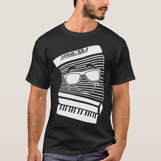 Camiseta Accordion Sunglasses Air Accordion Musician Accord (Frente)