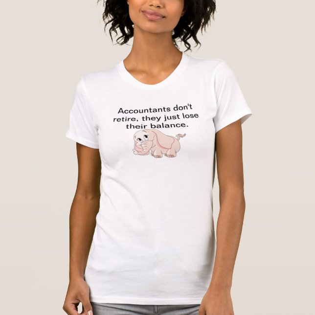 Camiseta Accountaints não se aposenta (Frente)