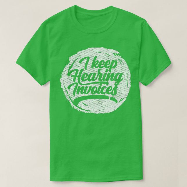 Camiseta Accountant Accounting (Frente do Design)