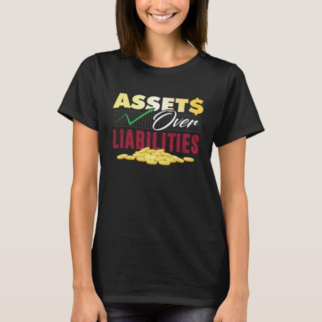 Camiseta Accountant Accounting Trading Assets Over Liabilit (Frente)