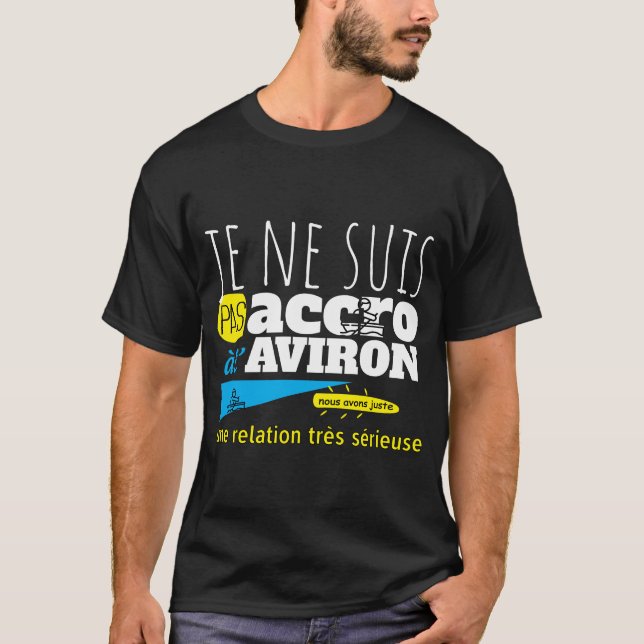 Camiseta Accro à l'aviron (Frente)