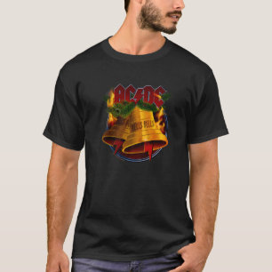 Camiseta ACDC Christmas Hells Bells X Mas Rock Music Banda