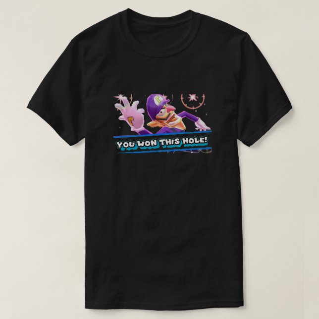 Camiseta Ace in the Hole Waluigi (Frente do Design)