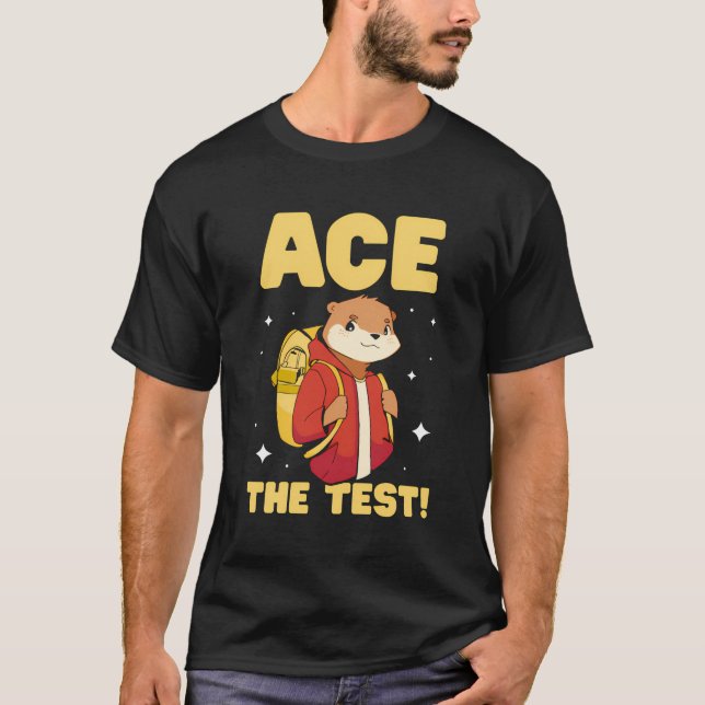 Camiseta Ace O Dia De Teste Do Professor No Teste (Frente)