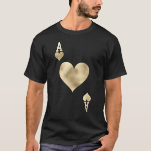 Camiseta Ace Of Hearts Playing Card Halloween Costume