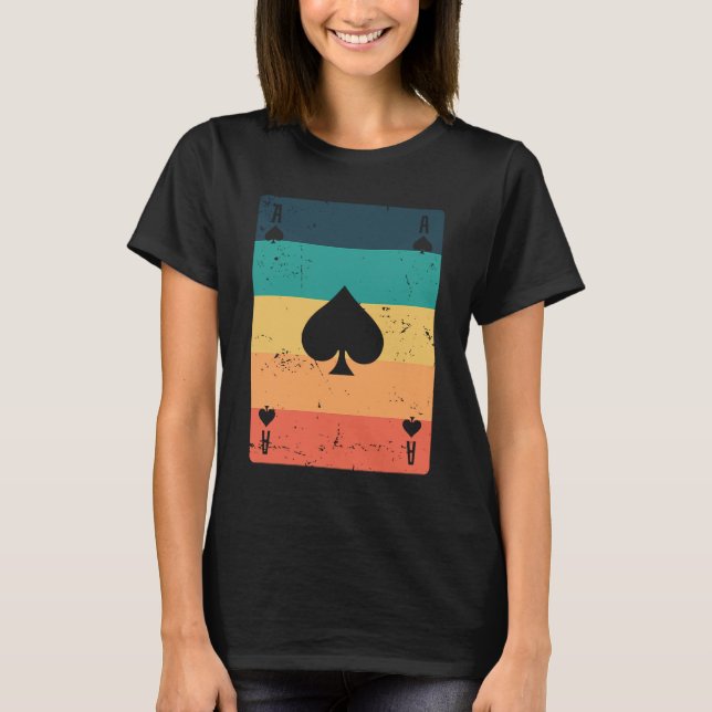 Camiseta Ace of Poker or Skat Card Game Game (Frente)