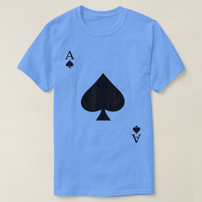 Camiseta Ace Of Spades Deck Of Cards Halloween Costume 231 (Frente do Design)