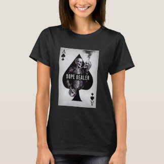 Camiseta Ace of Spades Dope Dealer - Engraçado Vinatge Old 