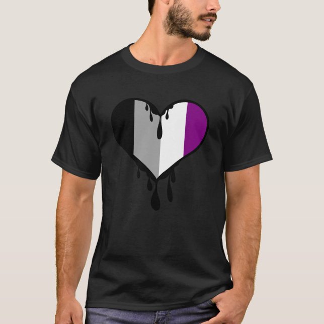 Camiseta Ace Pride Derrubando Coração (Frente)