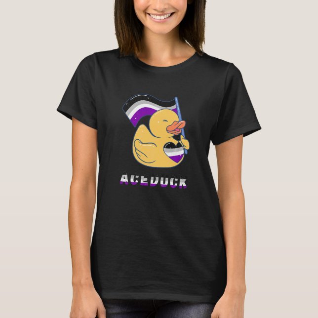 Camiseta Ace Rubber Duck Rubber Sinalizador Asexual (Frente)