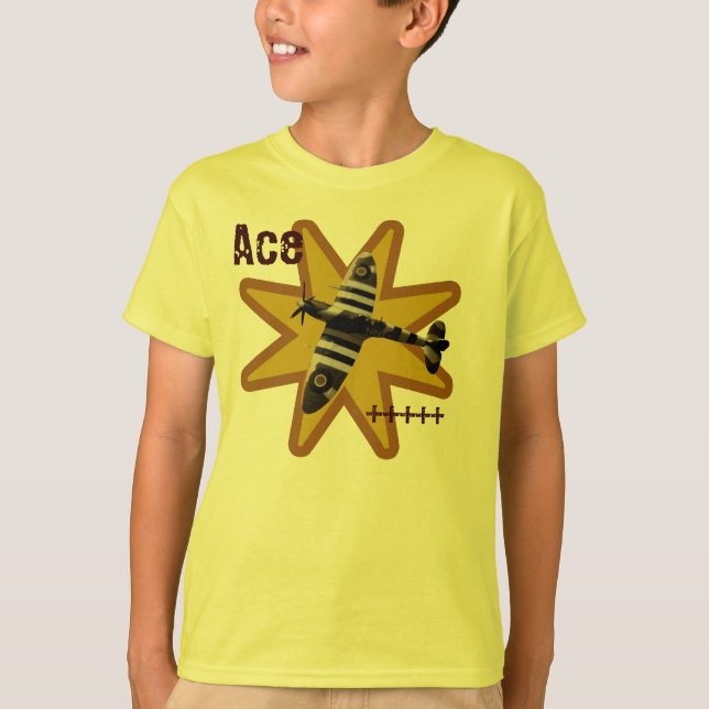 Camiseta Ace Spitfire - crianças (Frente)