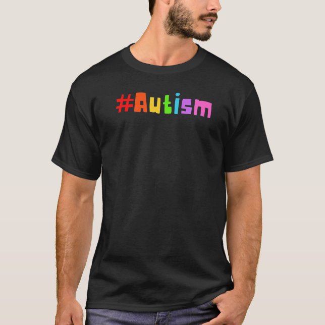 Camiseta Aceitação Autista Consciência Autismo Mês Mulheres (Frente)